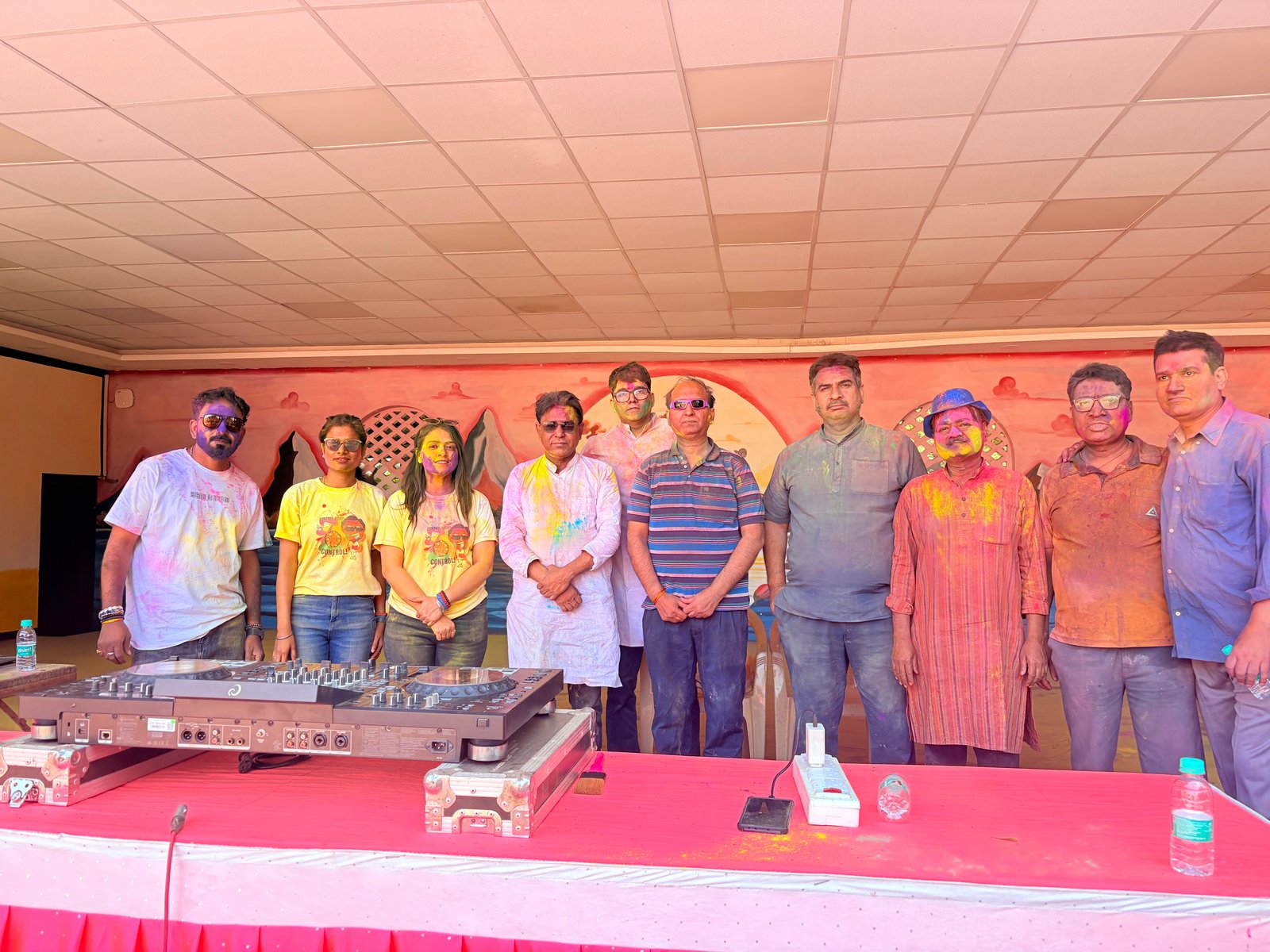 A beautifully decorated reception area for a social event